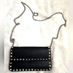 Valentino Rockstud Leather Shoulder Bag